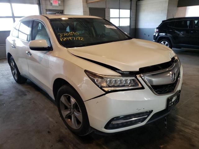 ACURA MDX 2014 with VIN 5FRYD3H20EB007617 - Photo from auction