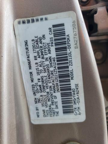 Photo 10 from auction – 2001 TOYOTA COROLLA CE with VIN 1NXBR12E21Z541246