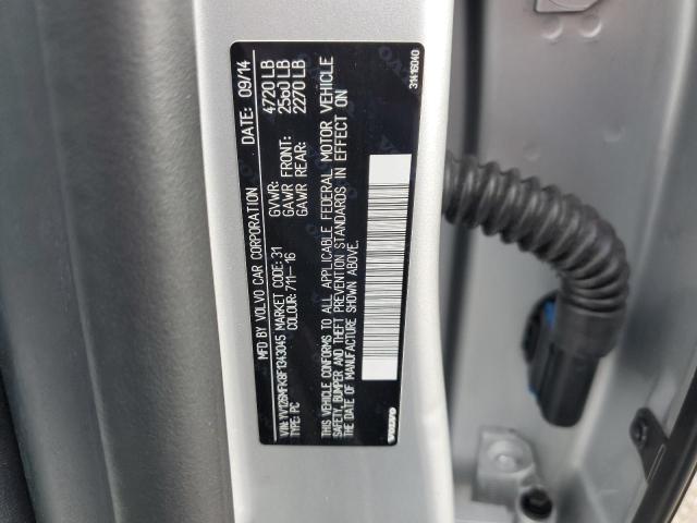 Photo 10 from auction – 2015 VOLVO S60 PREMIE with VIN YV126MFK8F1343045
