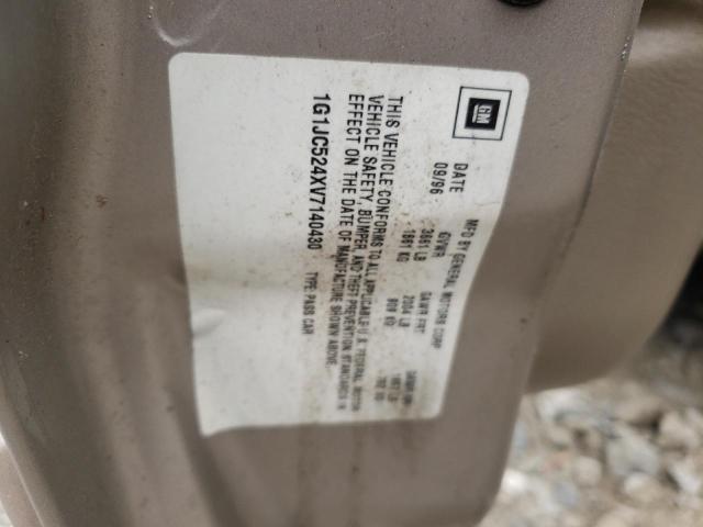 Photo 10 from auction – 1997 CHEVROLET CAVALIER with VIN 1G1JC524XV7140430