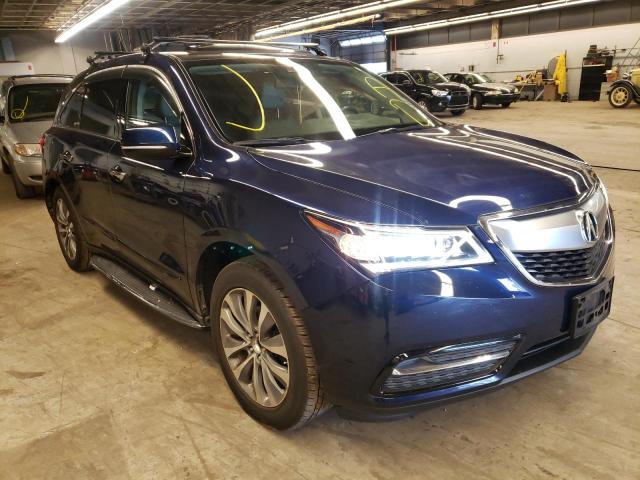 ACURA MDX TECHNO 2015 with VIN 5FRYD4H42FB024492 - Photo from auction