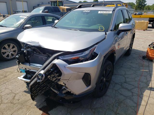 Photo 2 from auction – 2022 TOYOTA RAV4 SE with VIN JTM16RFV1ND053557