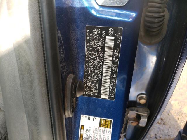 Photo 10 from auction – 2010 TOYOTA PRIUS with VIN JTDKN3DU6A0237036