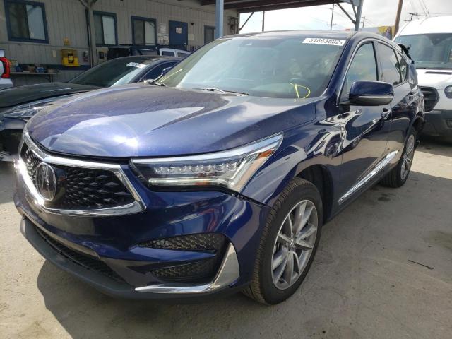 Photo 2 from auction – 2021 ACURA RDX TECHNO with VIN 5J8TC1H59ML019291