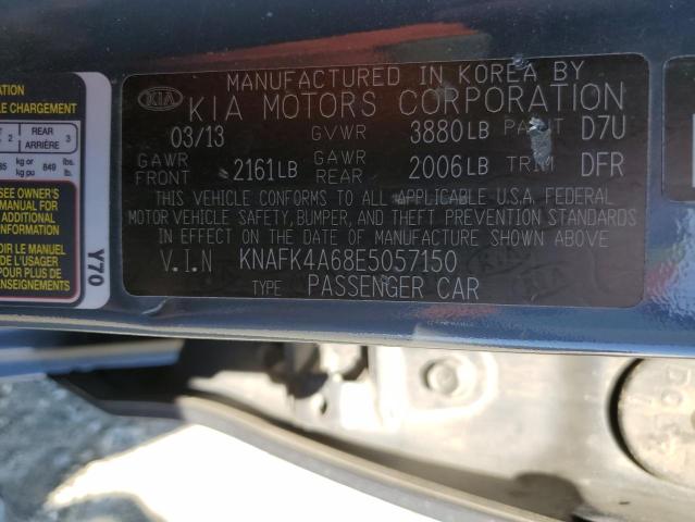 Photo 10 from auction – 2014 KIA FORTE LX with VIN KNAFK4A68E5057150