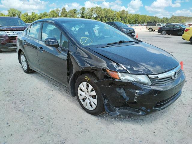 HONDA CIVIC LX 2012 with VIN 2HGFB2F56CH564658 - Photo from auction