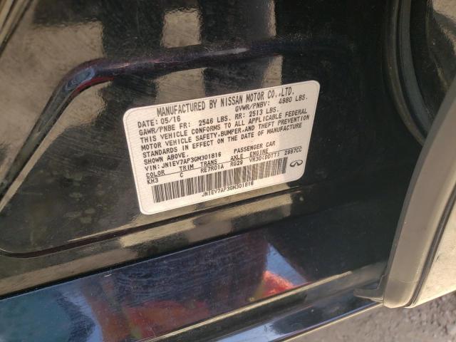 Photo 10 from auction – 2016 INFINITI Q50 PREMIU with VIN JN1EV7AP3GM301816