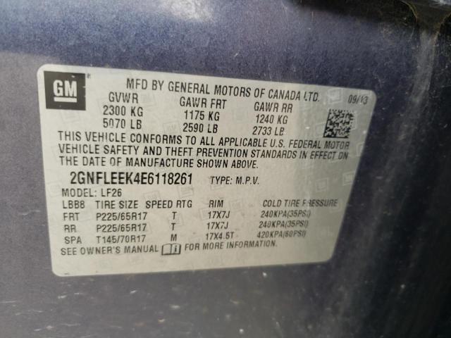 Photo 10 from auction – 2014 CHEVROLET EQUINOX LS with VIN 2GNFLEEK4E6118261