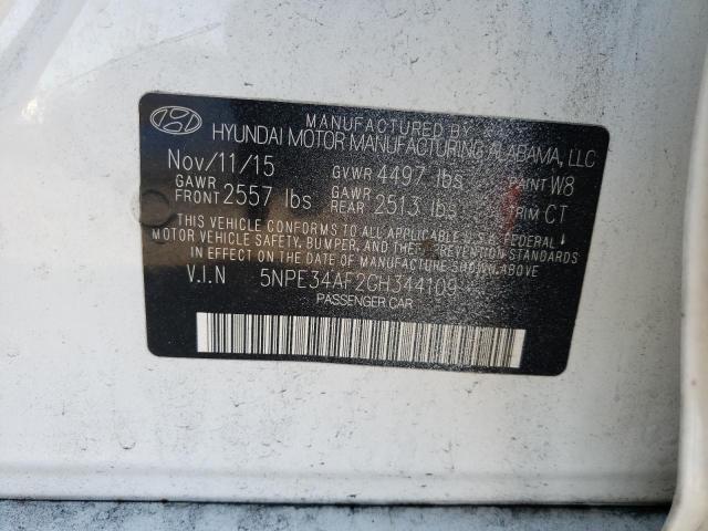 Photo 10 from auction – 2016 HYUNDAI SONATA SPO with VIN 5NPE34AF2GH344109