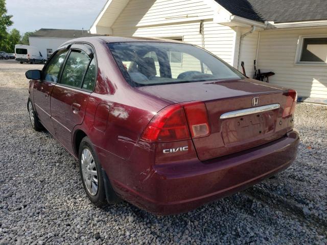 Photo 3 from auction – 2002 HONDA CIVIC LX with VIN 2HGES165X2H524328