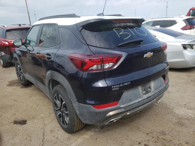 Photo 3 from auction – 2021 CHEVROLET TRAILBLAZE with VIN KL79MSSL7MB099678