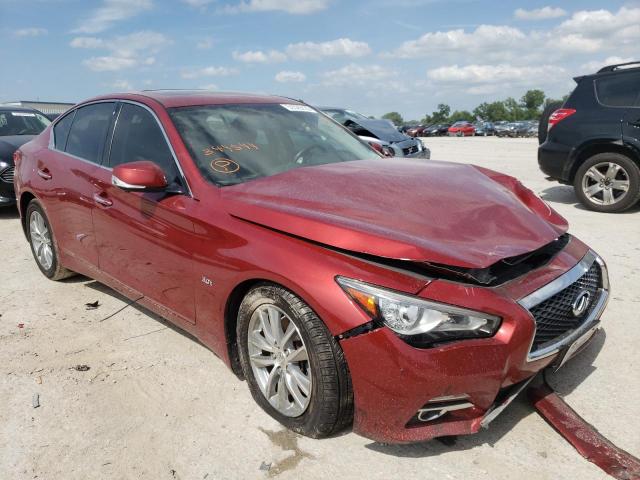 INFINITI Q50 PREMIU 2016 with VIN JN1EV7AR0GM344544 - Photo from auction