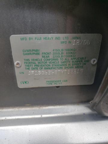 Фото 10 с аукциона – 2007 SUBARU FORESTER 2 с VIN JF1SG63687H738217