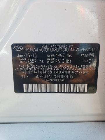 Photo 10 from auction – 2016 HYUNDAI SONATA SPO with VIN 5NPE34AF7GH380135
