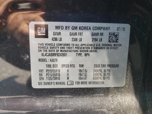 Photo 10 from auction – 2015 BUICK ENCORE with VIN KL4CJASB9FB242601