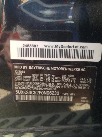 Photo 10 from auction – 2015 BMW X5 XDRIVE3 with VIN 5UXKS4C52F0N06230