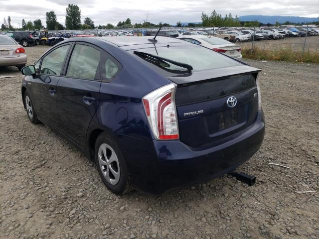 Photo 3 from auction – 2012 TOYOTA PRIUS with VIN JTDKN3DU0C1589722
