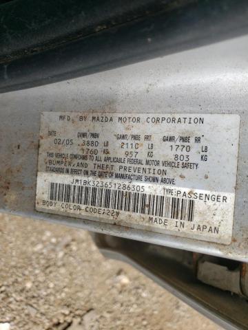 Photo 10 from auction – 2005 MAZDA 3 with VIN JM1BK323651286305