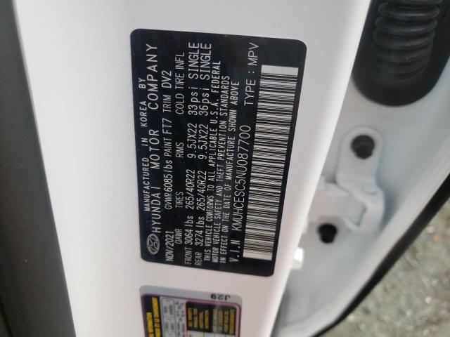 Photo 10 from auction – 2022 GENESIS GV80 BASE with VIN KMUHCESC5NU087700