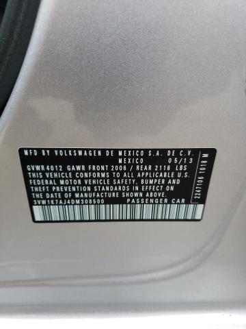 Photo 10 from auction – 2013 VOLKSWAGEN JETTA BASE with VIN 3VW1K7AJ4DM308500