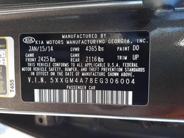 Photo 10 from auction – 2014 KIA OPTIMA LX with VIN 5XXGM4A78EG306004