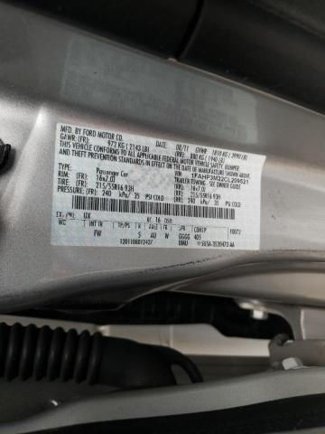 Photo 10 from auction – 2012 FORD FOCUS SEL with VIN 1FAHP3M22CL209521