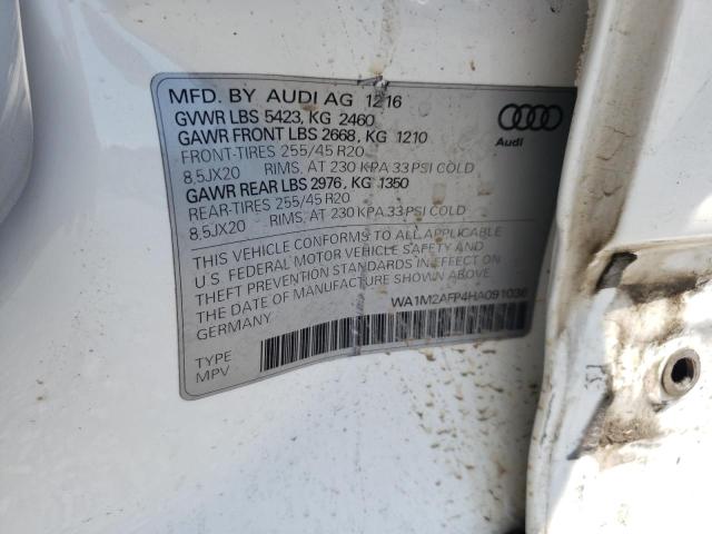 Photo 10 from auction – 2017 AUDI Q5 PREMIUM with VIN WA1M2AFP4HA091036