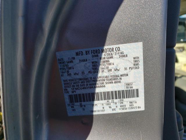 Photo 10 from auction – 2009 FORD ESCAPE HYB with VIN 1FMCU49319KA88866