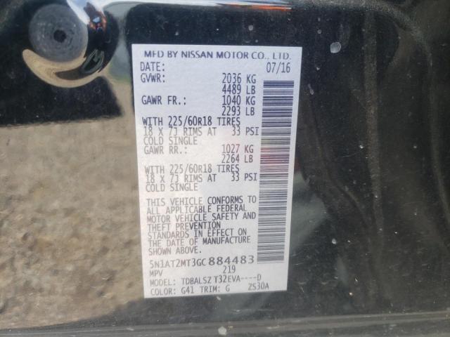 Photo 10 from auction – 2016 NISSAN ROGUE S with VIN 5N1AT2MT3GC884483