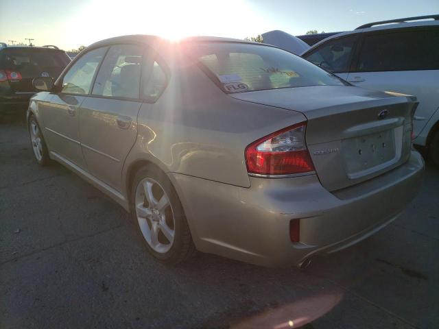Photo 3 from auction – 2008 SUBARU LEGACY 2.5 with VIN 4S3BL616687209543
