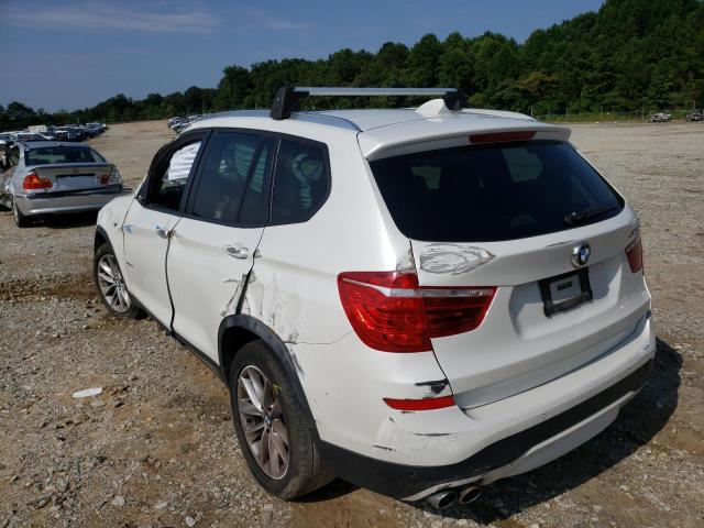Photo 3 from auction – 2016 BMW X3 SDRIVE2 with VIN 5UXWZ7C54G0R32985