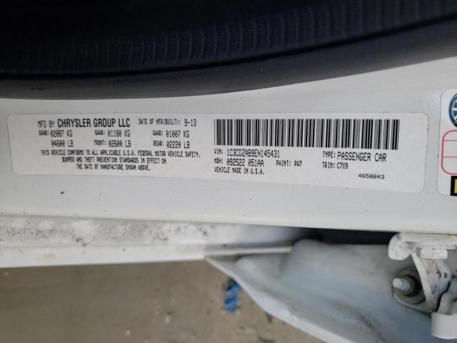 Photo 10 from auction – 2014 DODGE AVENGER SE with VIN 1C3CDZAB9EN145431