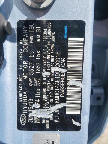 Photo 10 from auction – 2013 HYUNDAI ACCENT GLS with VIN KMHCT4AE1DU520918