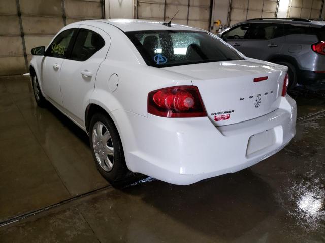 Photo 3 from auction – 2012 DODGE AVENGER SE with VIN 1C3CDZAB3CN293801