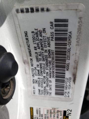 Photo 10 from auction – 2005 TOYOTA COROLLA CE with VIN 1NXBR32E95Z381397