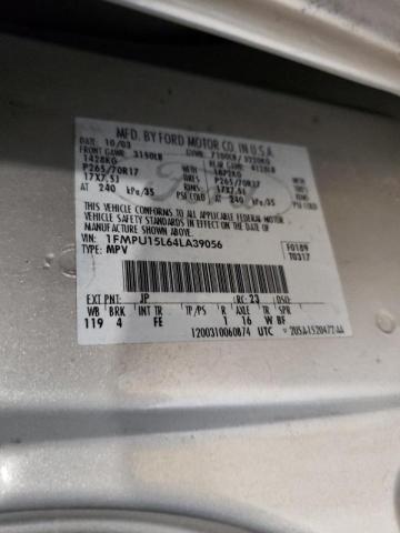 Zdjęcie 10 z aukcji – 2004 FORD EXPEDITION z VIN 1FMPU15L64LA39056