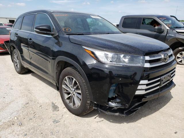 TOYOTA HIGHLANDER 2018 with VIN 5TDJZRFH4JS845427 - Photo from auction