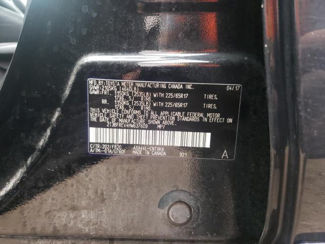 Photo 10 from auction – 2017 TOYOTA RAV4 LE with VIN 2T3BFREV4HW637609
