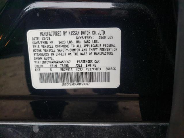 Photo 10 from auction – 2010 INFINITI G37 with VIN JN1CV6ARXAM453067