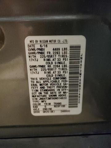 Photo 10 from auction – 2016 NISSAN ROGUE S with VIN JN8AT2MT8GW014820