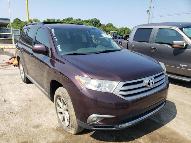 TOYOTA HIGHLANDER 2012 with VIN 5TDZA3EH7CS029971 - Photo from auction