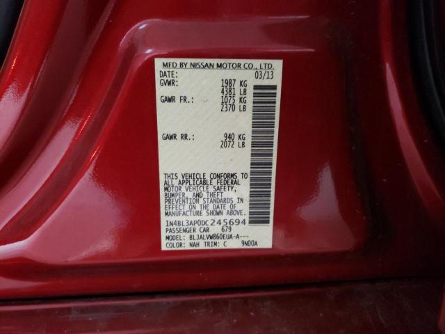 Photo 10 from auction – 2013 NISSAN ALTIMA 3.5 with VIN 1N4BL3AP0DC245694