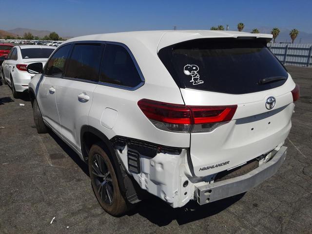 Photo 3 from auction – 2017 TOYOTA HIGHLANDER with VIN 5TDZZRFH5HS212500