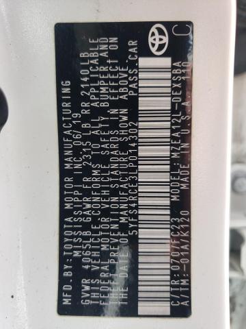 Photo 10 from auction – 2020 TOYOTA COROLLA SE with VIN 5YFS4RCE3LP014302