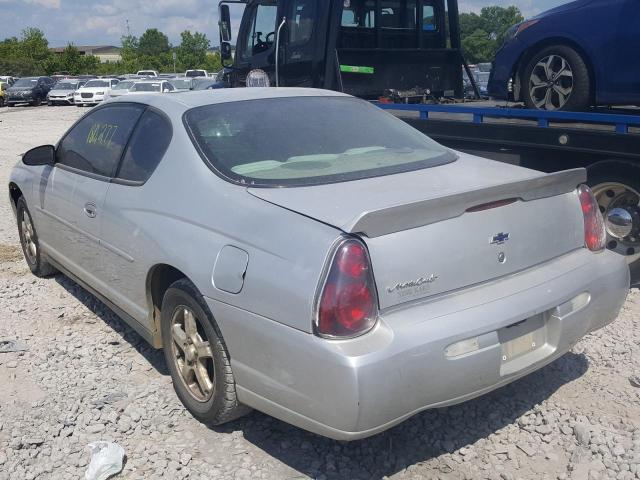 Photo 3 from auction – 2003 CHEVROLET MONTE CARL with VIN 2G1WW12E239411698