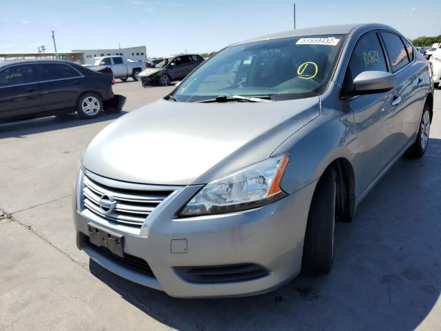 Photo 2 from auction – 2013 NISSAN SENTRA S with VIN 3N1AB7AP6DL791374