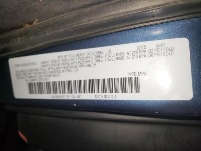 Photo 10 from auction – 2008 SUBARU OUTBACK 2. with VIN 4S4BP61C287311671