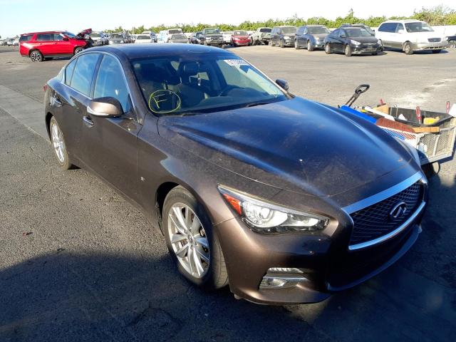 INFINITI Q50 BASE 2015 with VIN JN1BV7AP1FM337036 - Photo from auction