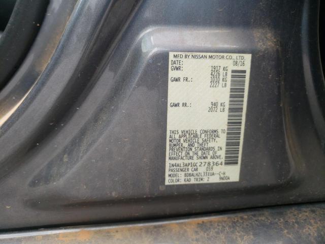 Photo 10 from auction – 2016 NISSAN ALTIMA 2.5 with VIN 1N4AL3AP1GC278364