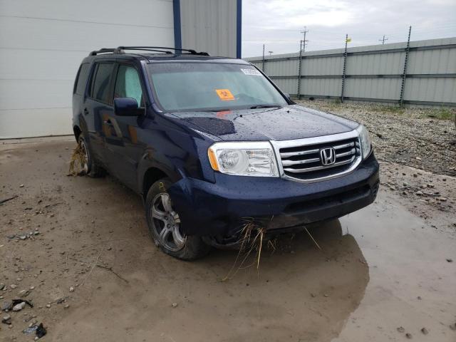 HONDA PILOT EXL 2014 with VIN 5FNYF4H65EB038625 - Photo from auction